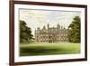 Willesley Hall, Derbyshire, Home of the Earl of Loudoun, C1880-AF Lydon-Framed Giclee Print