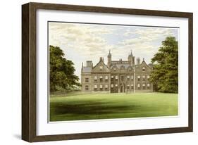 Willesley Hall, Derbyshire, Home of the Earl of Loudoun, C1880-AF Lydon-Framed Giclee Print