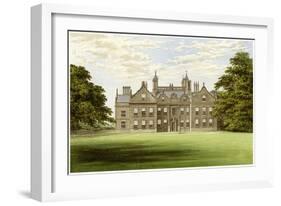 Willesley Hall, Derbyshire, Home of the Earl of Loudoun, C1880-AF Lydon-Framed Giclee Print