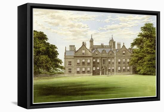 Willesley Hall, Derbyshire, Home of the Earl of Loudoun, C1880-AF Lydon-Framed Stretched Canvas
