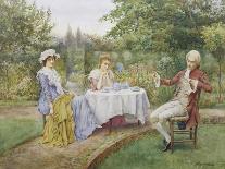 Reading in the Garden-William A. Breakspeare-Giclee Print