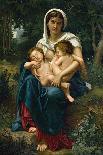 Charity (Chromolitho)-William-Adolphe (after) Bouguereau-Stretched Canvas