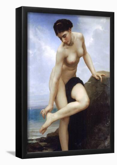 William-Adolphe Bouguereau After the Bath Art Print Poster-null-Framed Poster