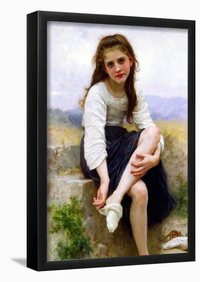 William-Adolphe Bouguereau Before The Bath Art Print Poster-null-Framed Poster