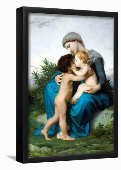 William-Adolphe Bouguereau Fraternal Love Art Print Poster-null-Framed Poster