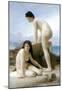William-Adolphe Bouguereau Les Deux Baigneuses Art Print Poster-null-Mounted Poster