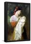 William-Adolphe Bouguereau Maternal Admiration Art Print Poster-null-Framed Poster
