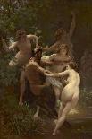 Nymphs and Satyr, 1873 (Oil on Canvas)-William-Adolphe Bouguereau-Giclee Print