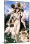 William-Adolphe Bouguereau Return of Spring Art Print Poster-null-Mounted Poster
