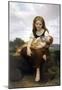 William-Adolphe Bouguereau The Elder Sister Art Print Poster-null-Mounted Poster