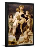 William-Adolphe Bouguereau The Motherland Art Print Poster-null-Framed Poster