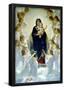 William-Adolphe Bouguereau The Virgin With Angels Art Print Poster-null-Framed Poster