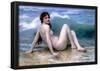 William-Adolphe Bouguereau The Wave Art Print Poster-null-Framed Poster