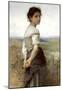 William-Adolphe Bouguereau The Young Shepherdess Art Print Poster-null-Mounted Poster
