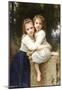 William-Adolphe Bouguereau Two Sisters Art Print Poster-null-Mounted Poster