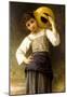 William-Adolphe Bouguereau Young Girl Going to the Spring Art Print Poster-null-Mounted Poster