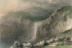 Waterfall & Stone Quarry, Near Boscastle, 1832-William Alexander Le Petit-Giclee Print