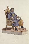 Portrait de l'empereur Qianlong assis-William Alexander-Giclee Print