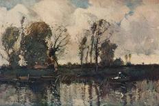 'The Banks of the Loir', c1900-William Alfred Gibson-Mounted Giclee Print