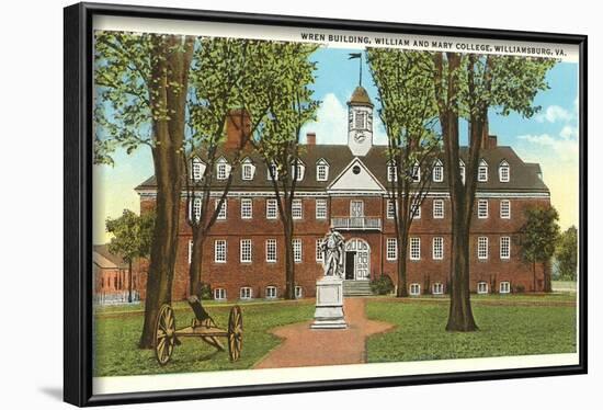 William and Mary College, Williamsburg, Virginia-null-Framed Art Print