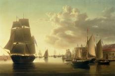 The 'Queen Charlotte', a New 104-Gun Warship, at Spithead (England) 1790, on the Eve of the French-William Anderson-Giclee Print