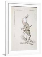 William Archibald Spooner (1844-1930) as the White Rabbit-John Tenniel-Framed Giclee Print