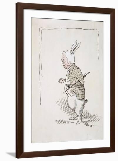 William Archibald Spooner (1844-1930) as the White Rabbit-John Tenniel-Framed Giclee Print