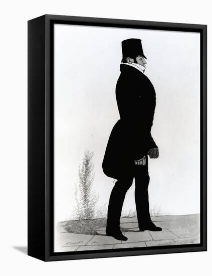 William Arden, 2nd Baron Alvanley 'Going to White'S'-Richard Dighton-Framed Stretched Canvas