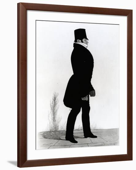 William Arden, 2nd Baron Alvanley 'Going to White'S'-Richard Dighton-Framed Giclee Print