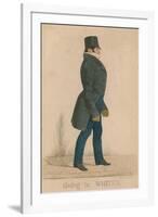 William Arden, 2nd Baron Alvanley; Going to Whites-Richard Dighton-Framed Giclee Print