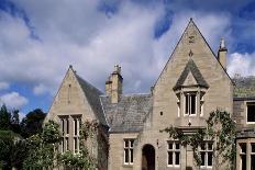 View of Abbotsford House-William Atkinson-Framed Stretched Canvas