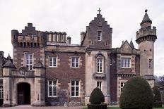 View of Abbotsford House-William Atkinson-Stretched Canvas