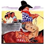 "Modern Indians and Dude,"August 14, 1937-William Bailey-Framed Giclee Print