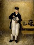 Portrait of the Chatsworth Cellarman, C.1835-William Baker-Giclee Print