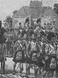 'The Coldstream Guards at Landrecies, August, 1914', 1915 (1928)-William Barnes Wollen-Mounted Giclee Print