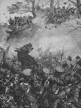 'The French Rushed Forward With Triumphant Yells and Firing Down Into The Hollow Road', 1902-William Barnes Wollen-Giclee Print