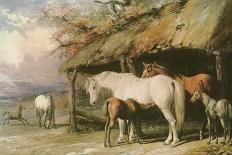 Outside the Stable, 1845-William Barraud-Giclee Print