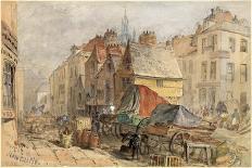 The Bigg Market, Newcastle Upon Tyne-William Bell Scott-Giclee Print