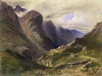 The Pass of Glencoe, 1852-William Bennett-Giclee Print