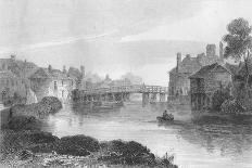 'Eton Bridge', 1809-William Bernard Cooke-Giclee Print