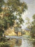 The Mill Pond, Houghton, Huntingdonshire-William Blacklock-Framed Giclee Print