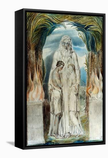 William Blake: Adam & Eve-null-Framed Stretched Canvas