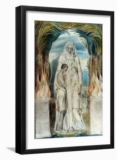 William Blake: Adam & Eve-null-Framed Giclee Print