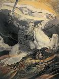 Cain Fleeing-William Blake-Art Print