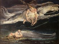 Dante and Statius Sleeping-William Blake-Giclee Print