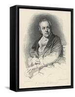 William Blake English Artist Poet and Mystic-Luigi Schiavonetti-Framed Stretched Canvas