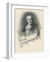 William Blake English Artist Poet and Mystic-Luigi Schiavonetti-Framed Art Print