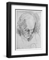 William Blake, English Mystic, Poet, Artist and Engraver, 19th Century-John Linnell-Framed Giclee Print