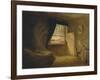 William Blake's Room, 1882 (Oil on Canvas)-Frederic James Shields-Framed Giclee Print