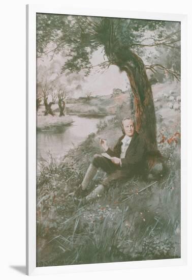 William Blake Sits in the Sun-Charles Mills Sheldon-Framed Giclee Print
